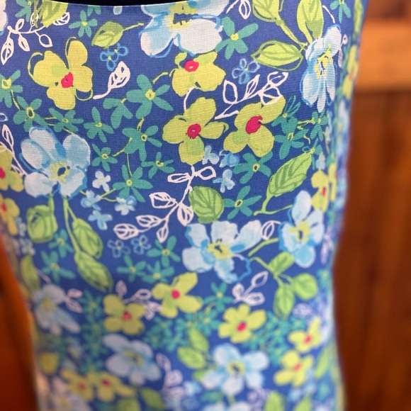 Sigrid Olson Sport dress blue floral size 8 - Picture 5 of 6